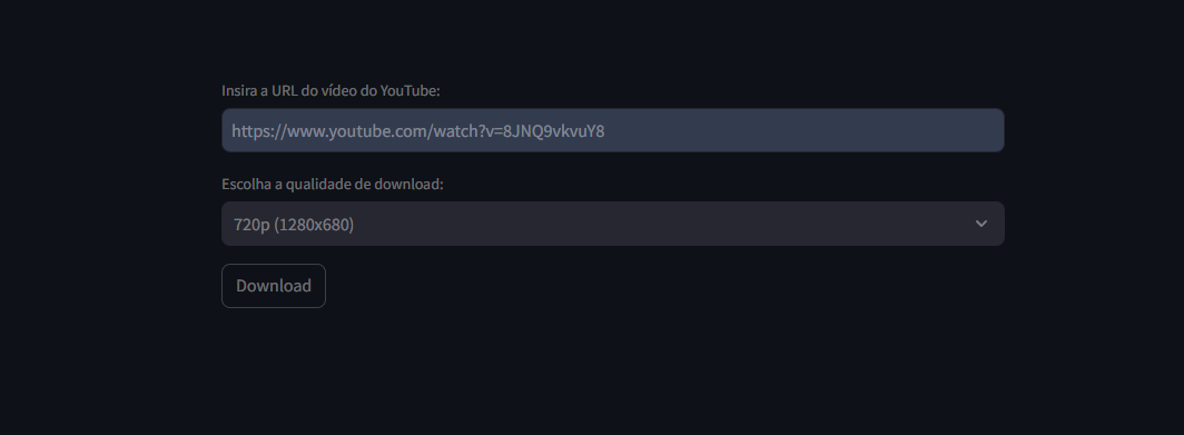 YouTube Video Downloader
